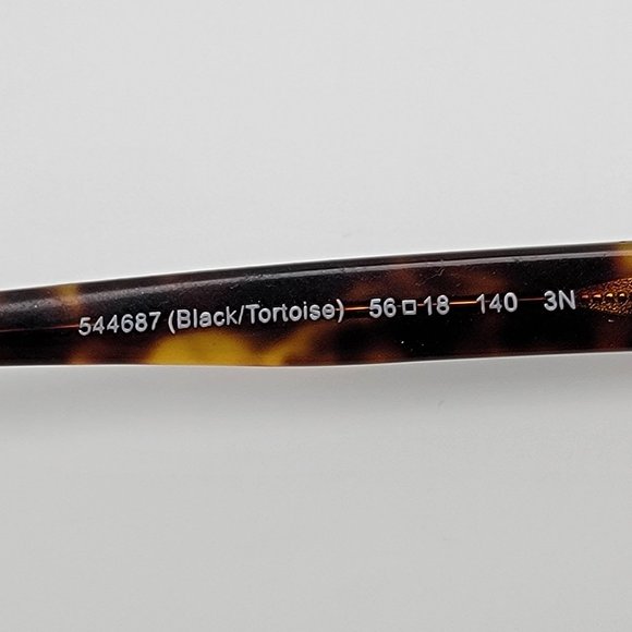 *SOLD* Coach HC8261 L1059 544687 Black Tortoise Sunglasses FRAME ONLY 56-18-140 - Picture 7 of 12